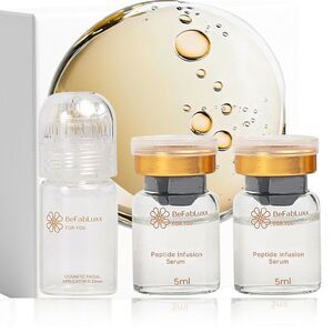 BeFabLuxx Cosmetic Micro-Infusion Kit | Derma Stamp 0.25 mm for Hydration, Plump